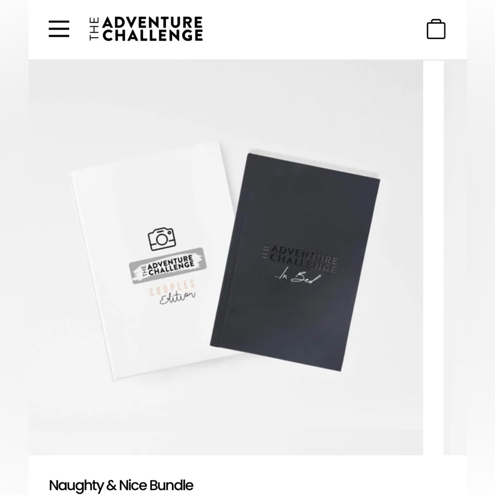 The adventure challenge-in bed and couples edition.